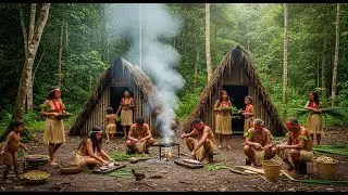 How Amazon Tribes Build Shelters Using Only NatureConstruction + primitive skills SEO