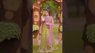 Mehndi dress 2025 #shorts #dress #dresses #weddingdress #trending #fashiontrends