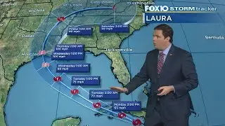 7 a.m. Monday Tropical Update from FOX10 News