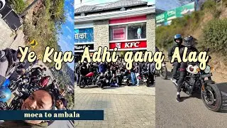 Gang Ready for Back To Ambala | enjoy full with Bike Gang | Raste Bhi Badal Gaye Ab To.......