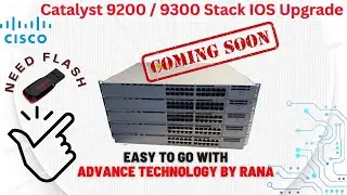 NEW: Catalyst 9300 / 9200 Stack with 5 Switches IOS upgrade #shorts