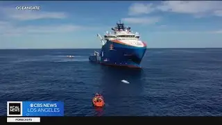 Massive search for missing submarine on expedition to Titanic wreckage