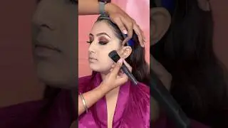 How to contour the face with powder | #contour #makeuptutorial #partymakeuplook #bridalmakeup