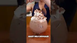 Giant Milo Dinosaur for the hot weather #Summer #summerdrinks #refreshments #easyrecipe