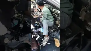 XUV 500 new heater coil replace 👍🏻😱#shorts #shortfeeds #viralshorts #youtubeshorts