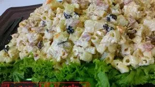 MACARONI CHICKEN SALAD - Homemade