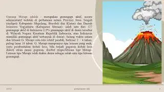 Mitigasi Bencana Alam  GUNUNG MERAPI