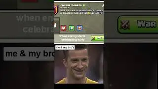 those who watched full match ☠️ #clashofclans #coc #shorts