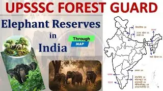 UPSSSC Forest Guard 2025 | Elephant Reserves in India | Wildlife Forestry #wildlife