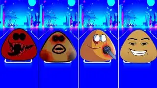 Pou Naruto🆚Pou Exe🆚Poop Pou🆚Pou Animation Coffin Dance Team Tiles Hop Game 🎮 !
