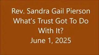 Rev. Sandra Gail Pierson 