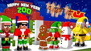 I Opened a New Year Christmas Zoo in Minecraft..