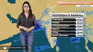 Monsoon Forecast for Sep 4, 2017: Rain in Northeast India, Tamil Nadu, MP, Chhattisgarh
