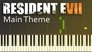 Resident Evil 7 - Go Tell Aunt Rhody - Piano Tutorial by Firefly Piano - Synthesia