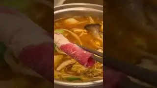 Hot pot in Seoul #hotpot #seoul #southkorea #food