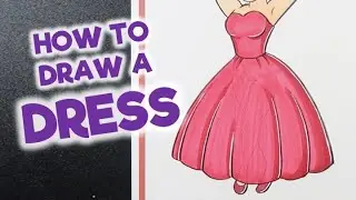 How to Draw Dresses and Skirts | Cadillac Cartoonz