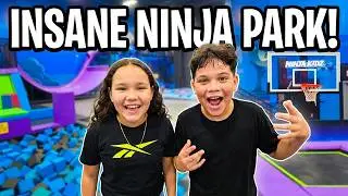We Went To Ninja Kidz Action Park! AMERICAN DREAM MALL @NinjaKidz