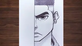 How to draw Afro anime || How to draw anime boy step by step || Easy anime drawing for beginners