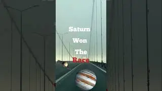 Saturn Just Won the 'Moon Race' Against Jupiter #shorts #saturn #jupiter #moons
