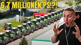 22 NEUE FENDT SCHLEPPER auf einen Schlag - M4cM4nus reagiert auf Maschinenübergabe XXL beim LU
