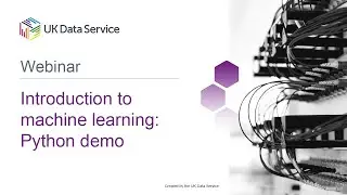 Introduction to machine learning: Python demo