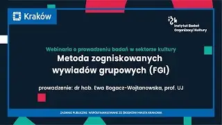 Metoda zogniskowanych wywiad&oacute;w grupowych FGI
