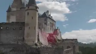 3D Lidar Survey of Castle Vianden in Luxembourg