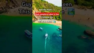 Nude beach of Goa #goa #travelvlog #ytshorts