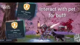 Dragon Raja | Interact with pet for buff