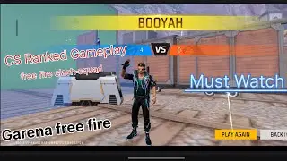 Garena free fire - CS Ranked Gameplay | free fire clash squad | Must Watch |  Gaming @RudraArt-i2g