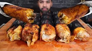 (ASMR NO TALKING) VIRAL CRISPY SHAWARMA MUKBANG