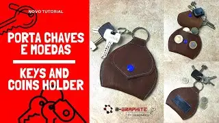 Porta moedas e chaves f&aacute;cil | Easy Key and coin holder