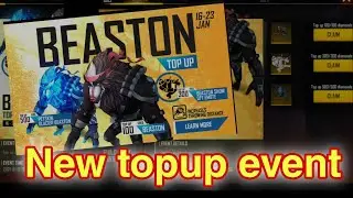 beaston pet topup event | free fire new event | new topup event free fire |beaston- garena free fire
