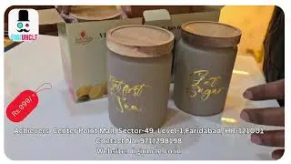 Vintage Sugar Tea Coffee Glass Container Rs 999