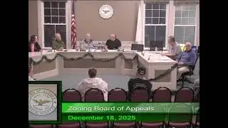 Zoning Board of Appeals - December 18, 2025