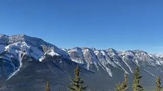 Rocky Mountains bird eye view from Ha Ling peak Trail. #canada #mountains #hiking #canmore #캐나다여행