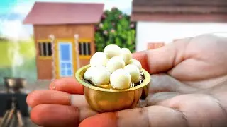 Tasty & Soft Rasgulla Recipe | Miniature Rasgulla Making | Mini Taste Land
