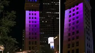 Night Lights Denver D&F Colors & Text Sample (Street View #1 & #2 Combined)