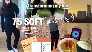 75 SOFT challenge vlog | healthy lifestyle reset, fitness goals, IT girl habits, RESULTS | Weeks 8&9