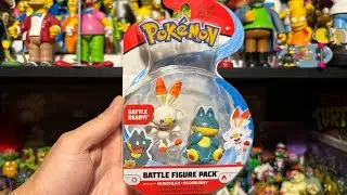 Pokemon Battle Ready Munchlax Scorbunny Figures (Unboxing & Review) 