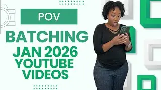 My Process for Batching my Jan 2026 YouTube Content