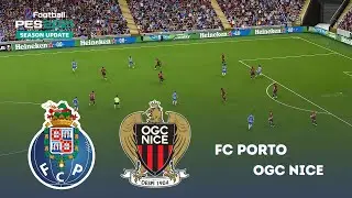 FC PORTO vs OGC NICE | Europa League 2025-26 Simulation | eFootball Pes 21 Realistic Gameplay