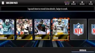 Madden Mobile - TWO SUB ZERO PACKS!