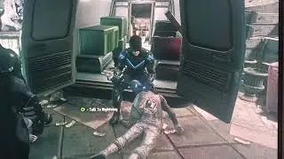 what is nightwing doin'? 