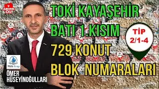 TOKİ KAYAŞEHİR 27. BÖLGE BATI 1. KISIM BLOK NUMARALARI #başakşehir #emlak #drone #toki
