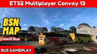 Hanif Bus 🚌 ETS2 Bangladesh Map Multiplayer Gameplay