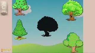 Trees Puzzle for Kids - Educational and Fun - Shapes Matching Game for Preschool
