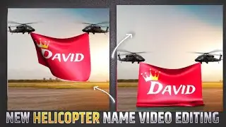 Viral Helicopter Name Video Editing 100% Viral? Helicopter Name art wali video kaise banaye🔥