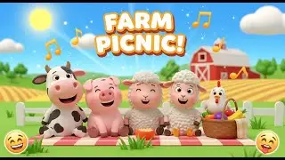 Funny Farm Picnic 🧺🚜 | Fun Kids Song