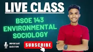 BSOE 143 | Important questions | Environmental Sociology | IGNOI WALAY
